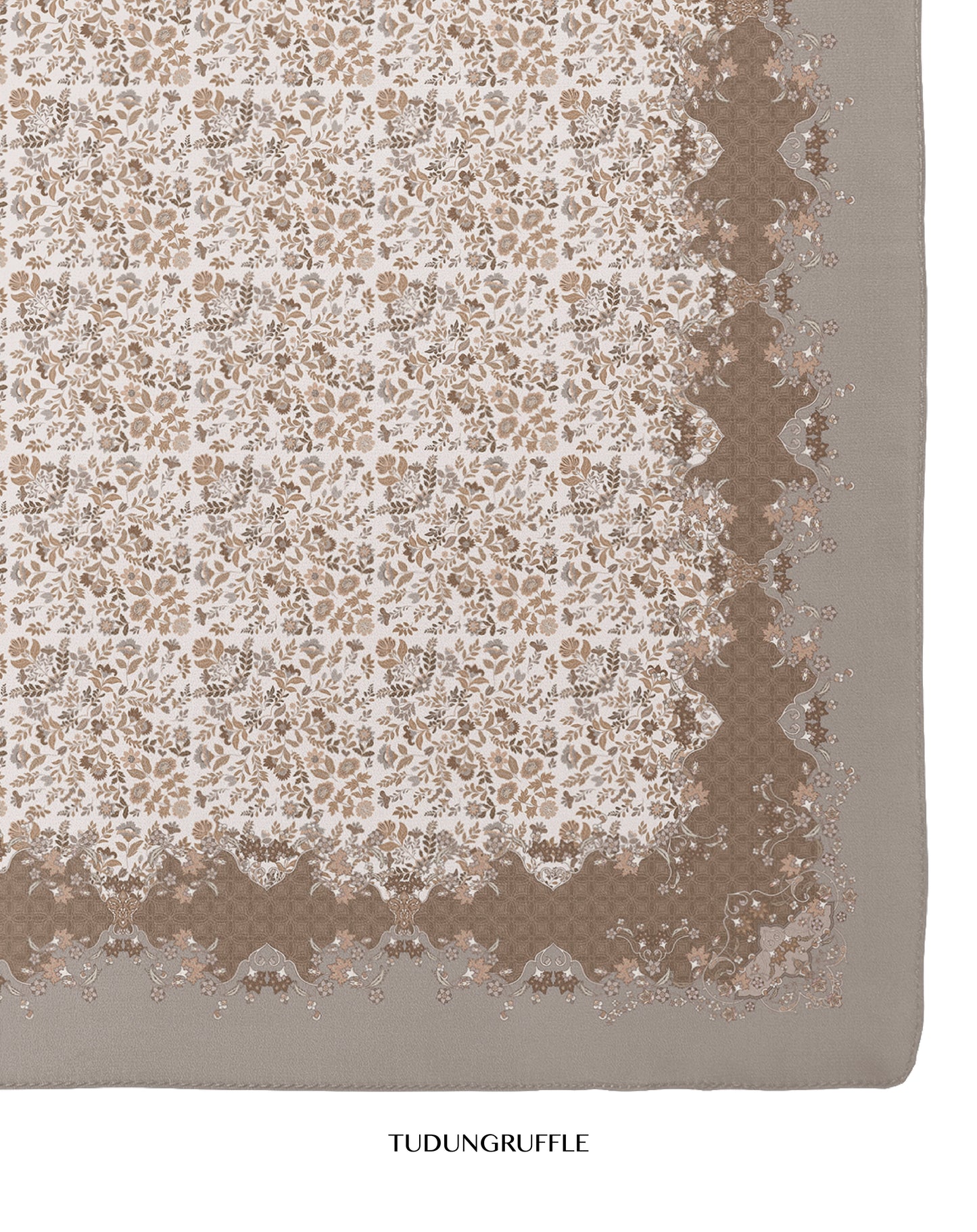 Henna in Dust Cotton Shawl