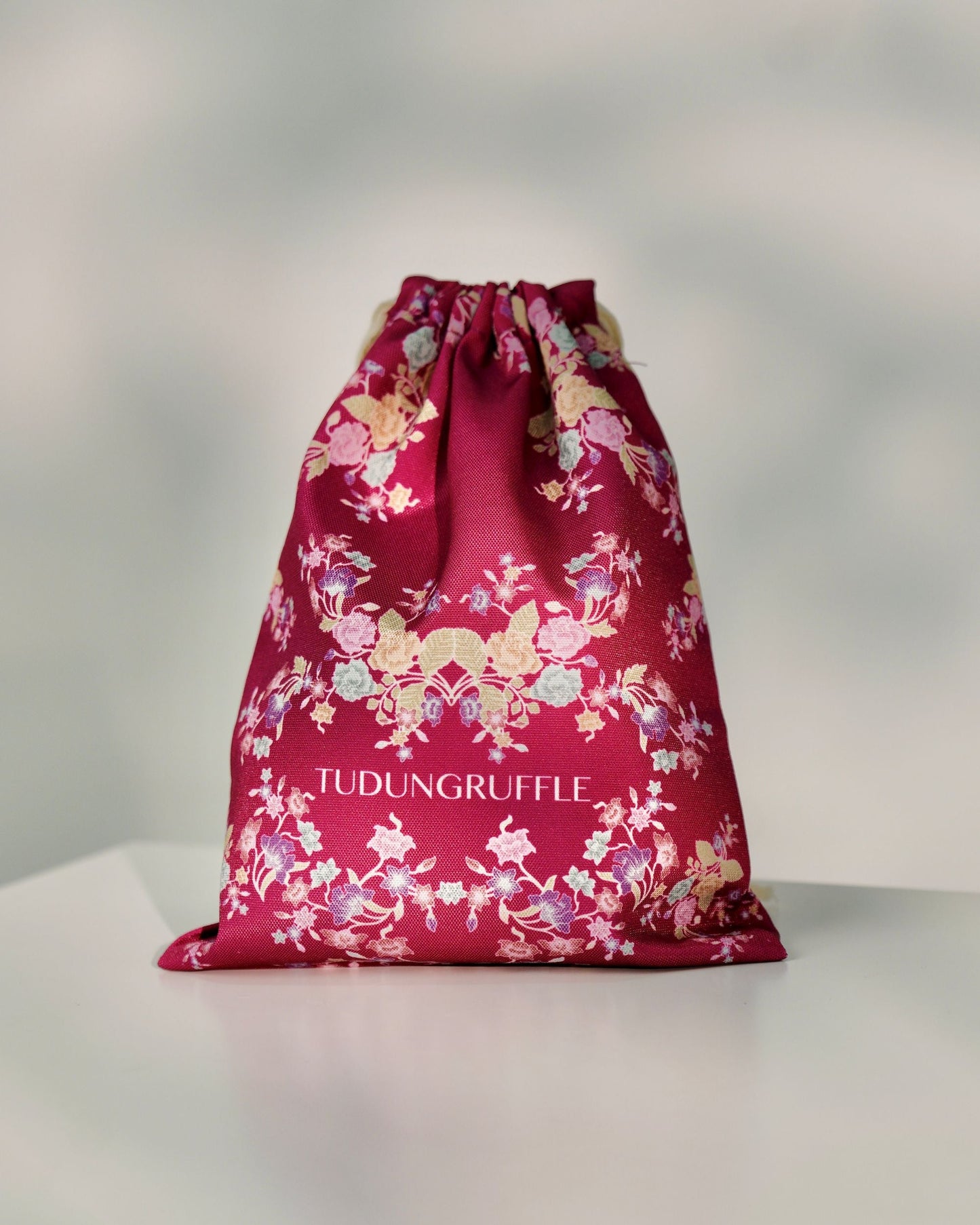 Gemala in Melur Satin Shawl