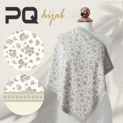 PANDA QUEENIE TUDUNG BAWAL PRINTED TUDUNG BAWAL CORAK PRINTED HIJAB COTTON VOILE PRINTED BAWAL NEW HIJAB nathalable hijab herlen hijab printed bawal cotton Square Flowy