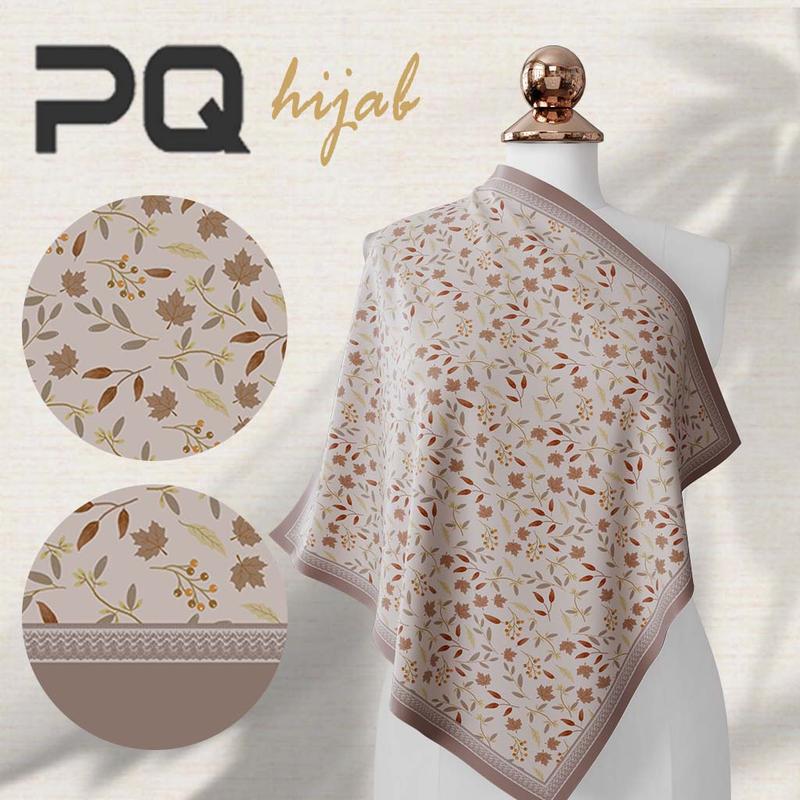 PANDA QUEENIE TUDUNG BAWAL PRINTED TUDUNG BAWAL CORAK PRINTED HIJAB COTTON VOILE PRINTED BAWAL NEW HIJAB nathalable hijab herlen hijab printed bawal cotton Square Flowy