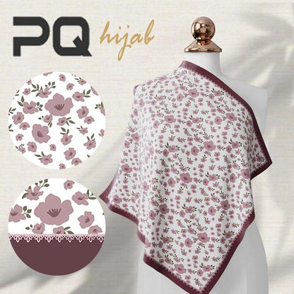 PANDA QUEENIE TUDUNG BAWAL PRINTED TUDUNG BAWAL CORAK PRINTED HIJAB COTTON VOILE PRINTED BAWAL NEW HIJAB nathalable hijab herlen hijab printed bawal cotton Square Flowy