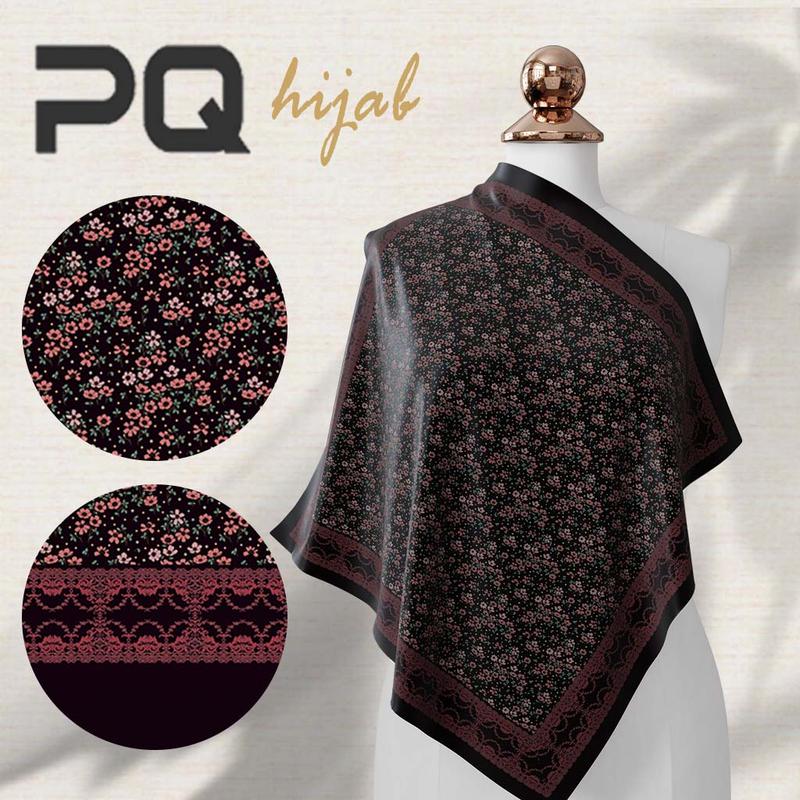 PANDA QUEENIE TUDUNG BAWAL PRINTED TUDUNG BAWAL CORAK PRINTED HIJAB COTTON VOILE PRINTED BAWAL NEW HIJAB nathalable hijab herlen hijab printed bawal cotton Square Flowy