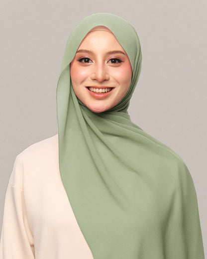 Safiyya Pearl Chiffon Shawl