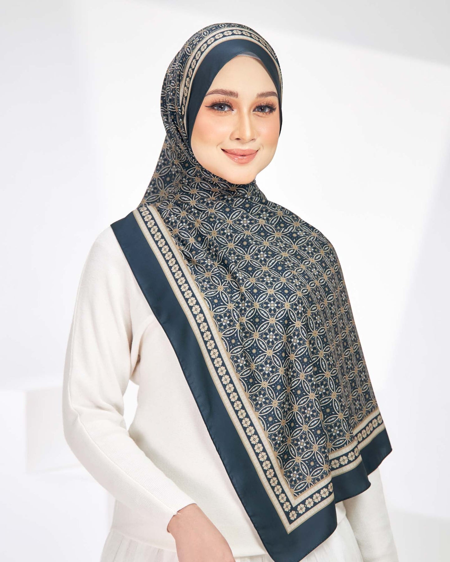 Marrakech in Atlas Space Satin Shawl