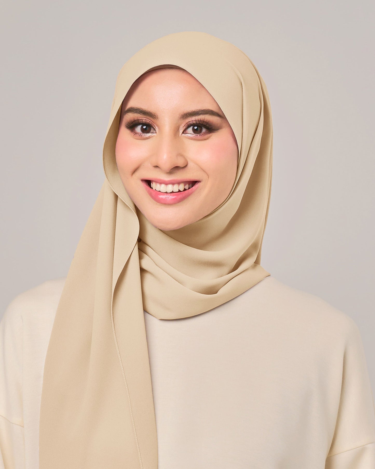 Ayra Hoodie Crepe Chiffon Shawl