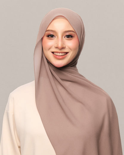 Safiyya Pearl Chiffon Shawl