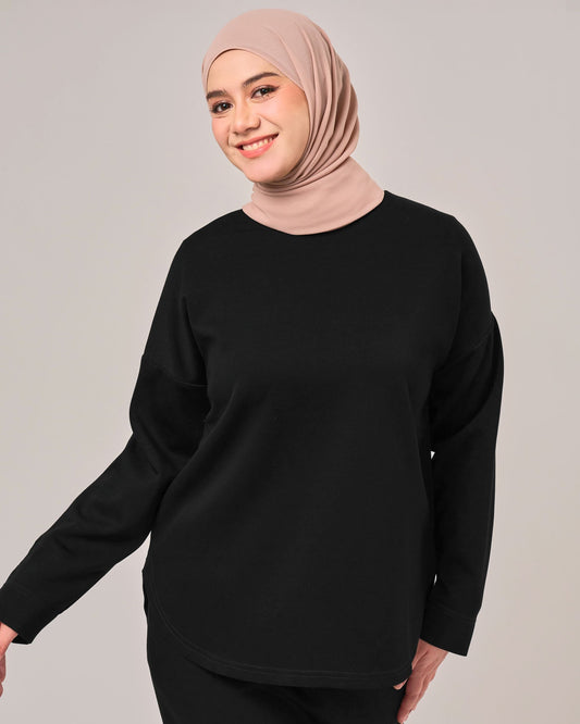 CORA TOP IN BLACK