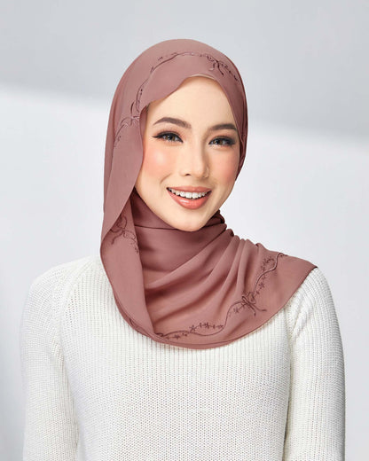 Elysian Pearl Chiffon Shawl