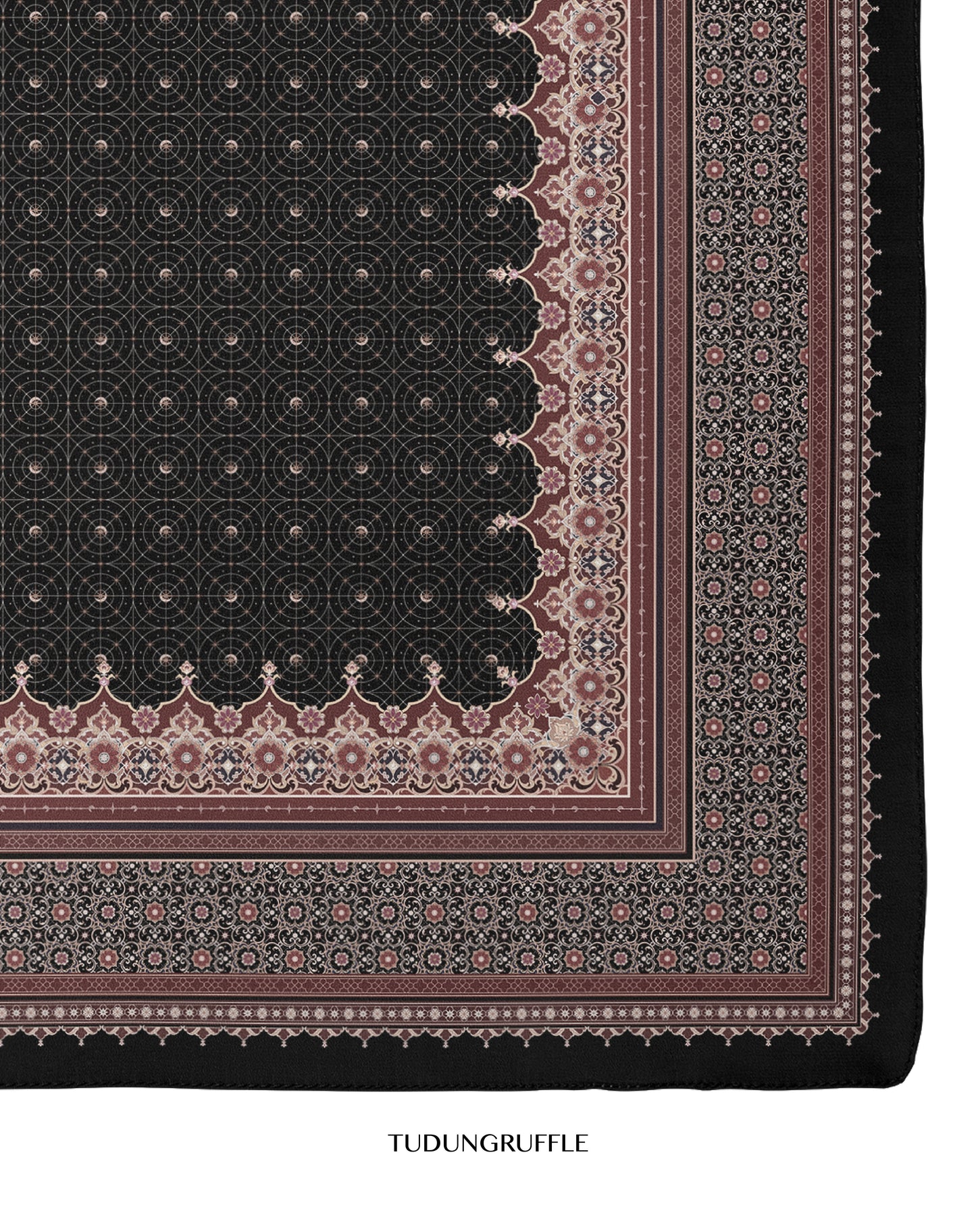 Buruj in Erva Chiffon Shawl