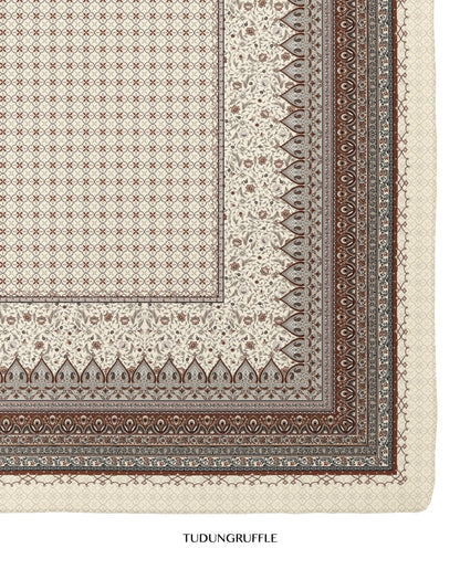 Arabesque in Noura Cotton Shawl