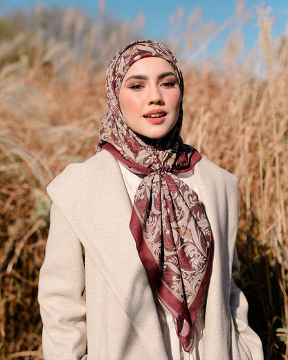 Autumn in Cosmos Maroon