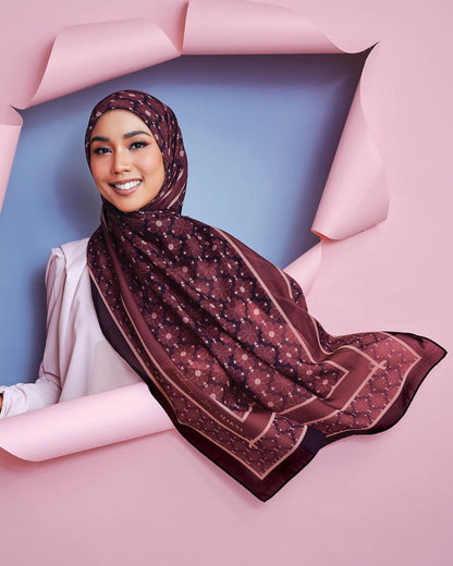 Hope in Biopsy Berry Cotton Shawl