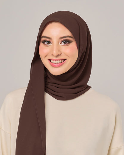 Ayra Hoodie Crepe Chiffon Shawl