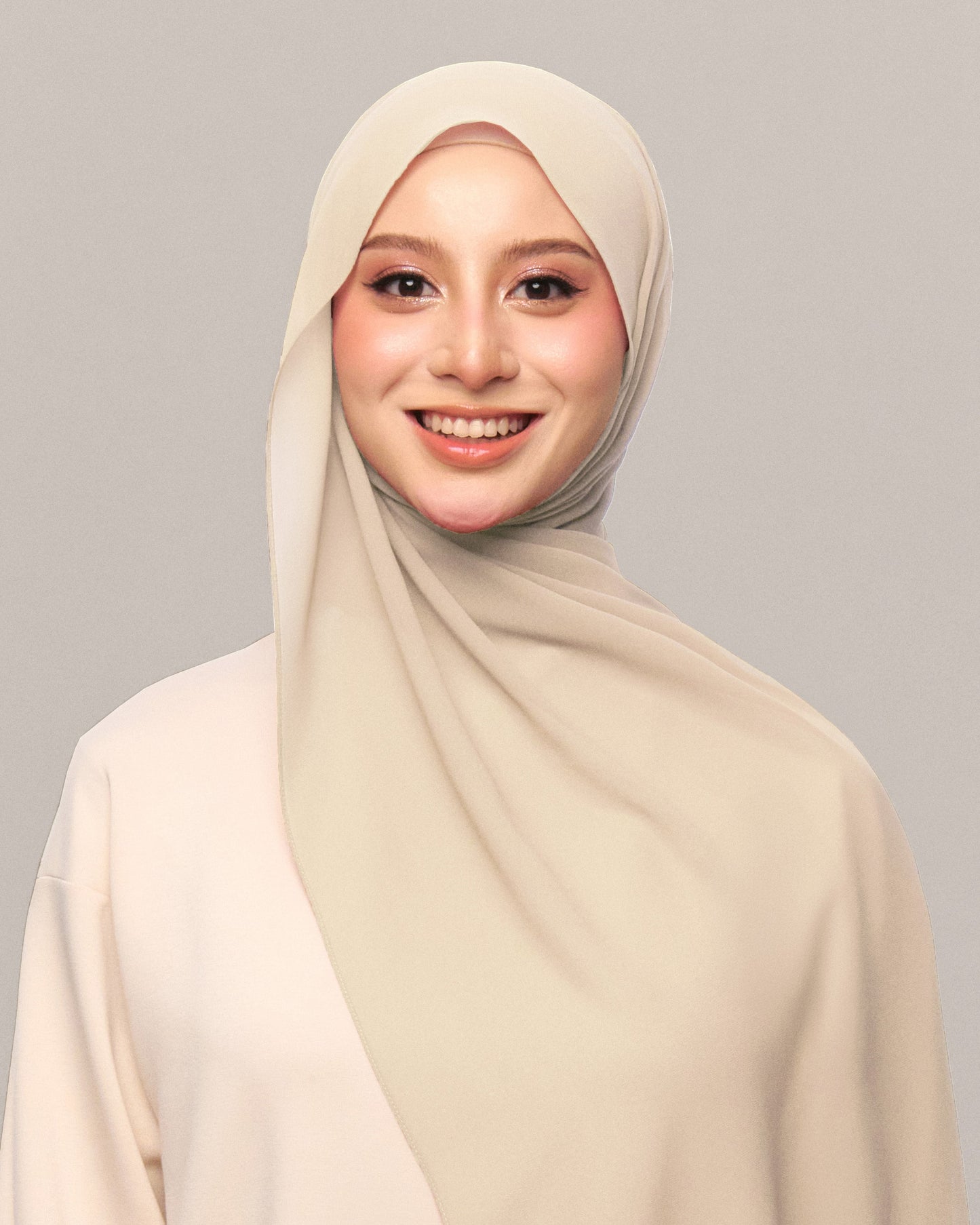Safiyya Pearl Chiffon Shawl