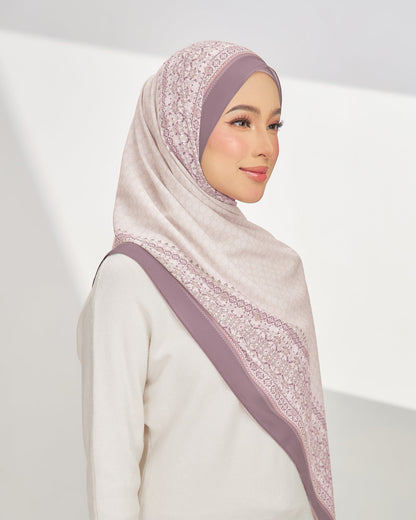 Ethereal in Lilac Cotton Shawl