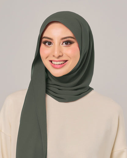 Ayra Hoodie Crepe Chiffon Shawl
