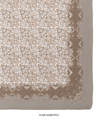 Henna in Dust Cotton Shawl