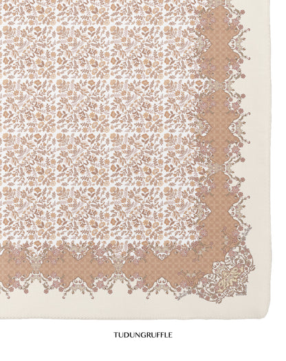 Henna in Lace Cotton Shawl