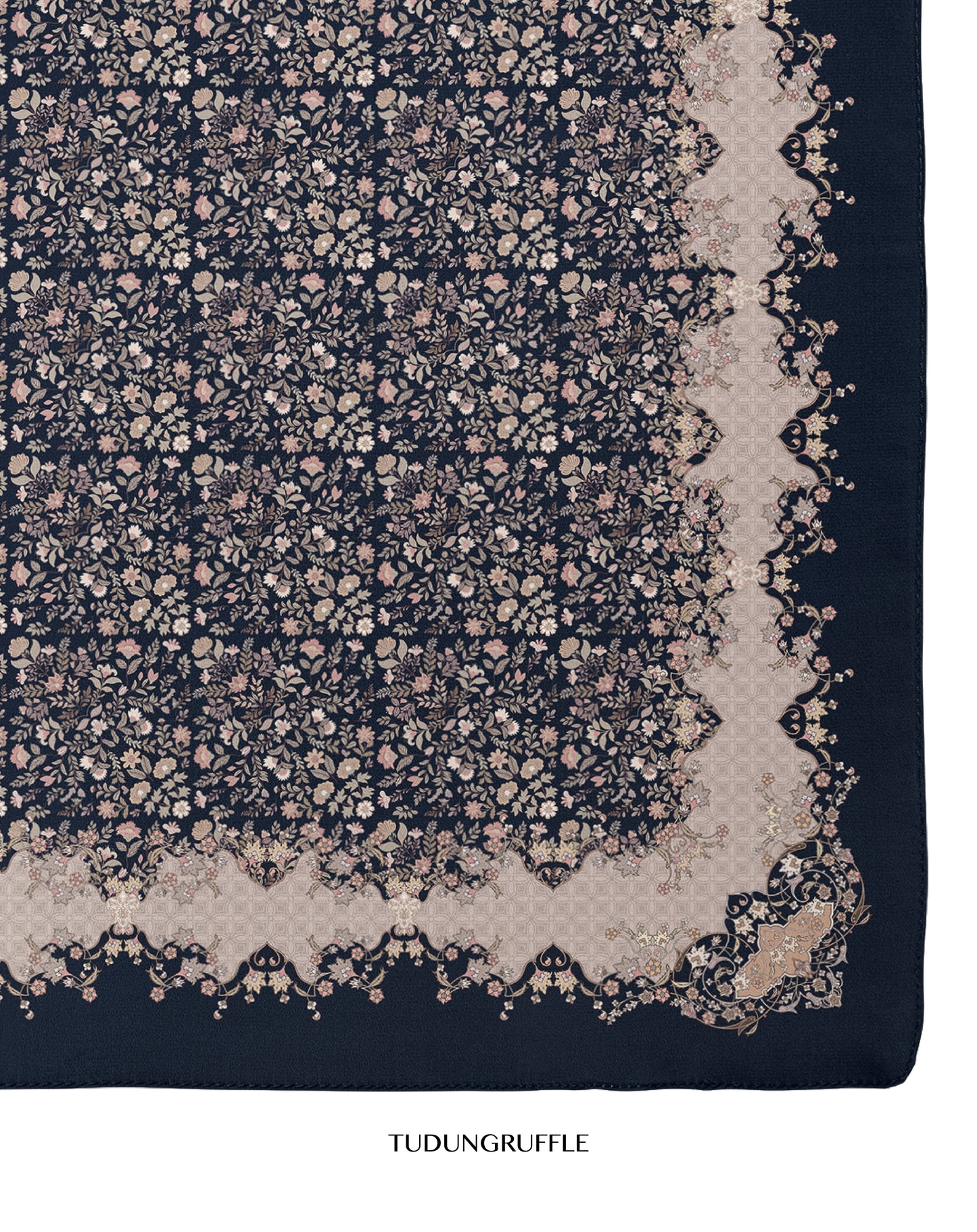 Henna in Twilight Cotton Shawl