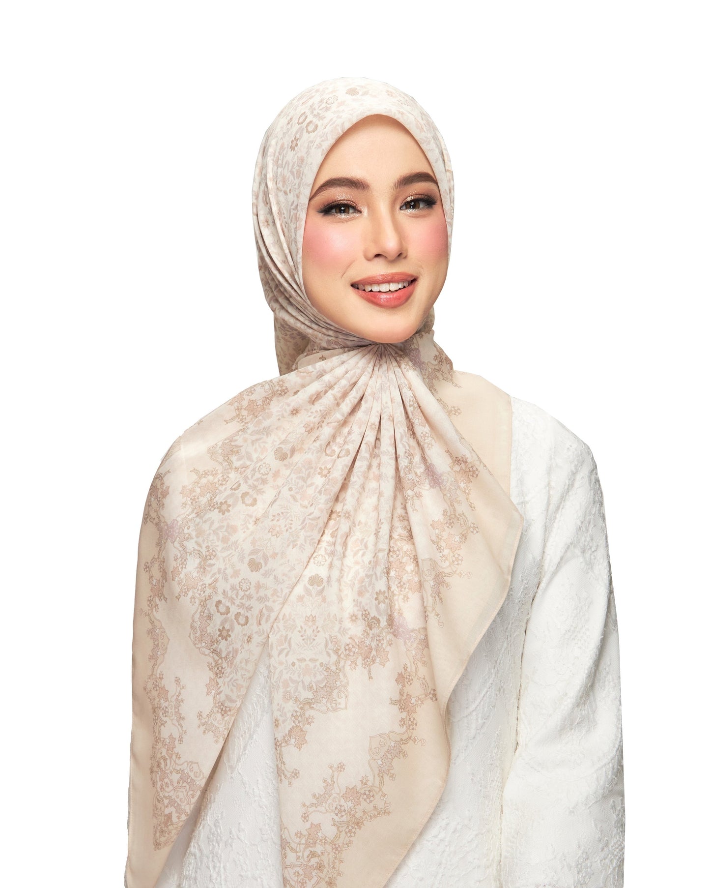 Henna in Jasmine Cotton Shawl