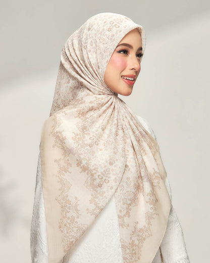 Henna in Jasmine Cotton Shawl