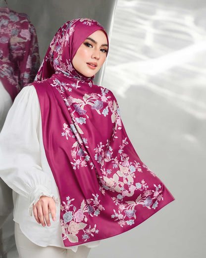 Gemala in Jelita Satin Shawl