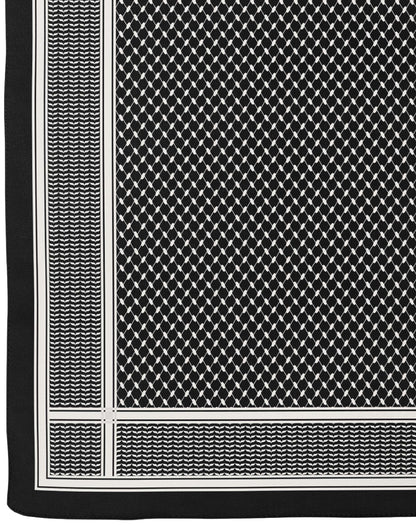 Kaffiyeh in Jet Black Shawl