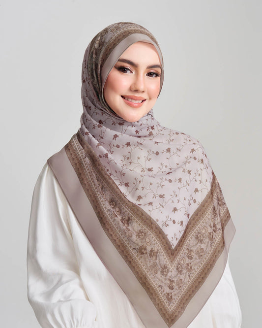 Vintage Garden in Juliet Satin Shawl