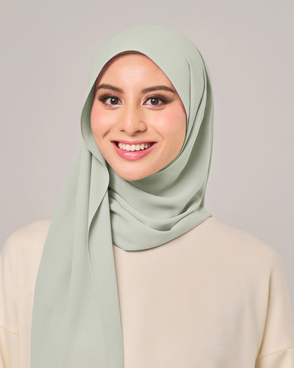 Ayra Hoodie Crepe Chiffon Shawl