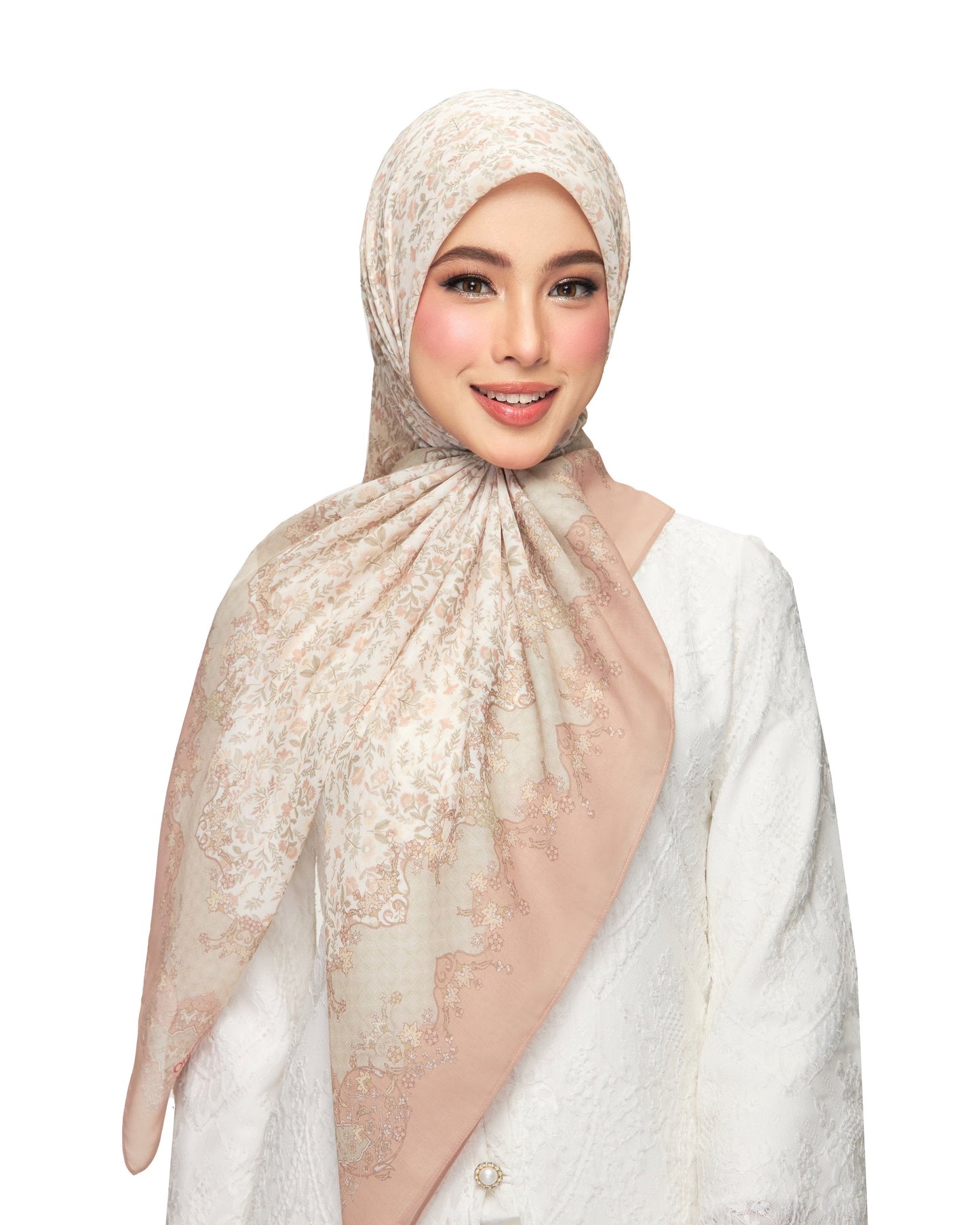 Henna in Mellow Cotton Shawl