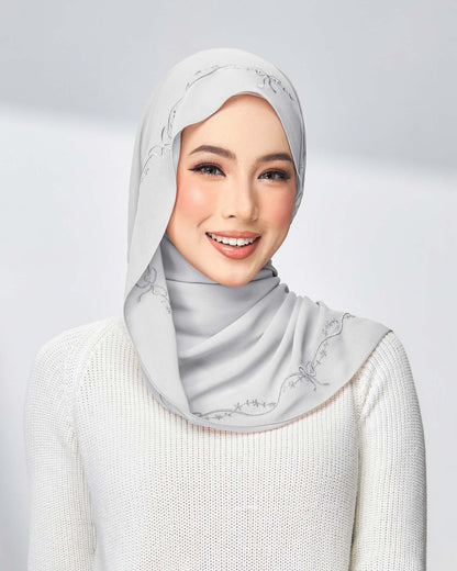 Elysian Pearl Chiffon Shawl