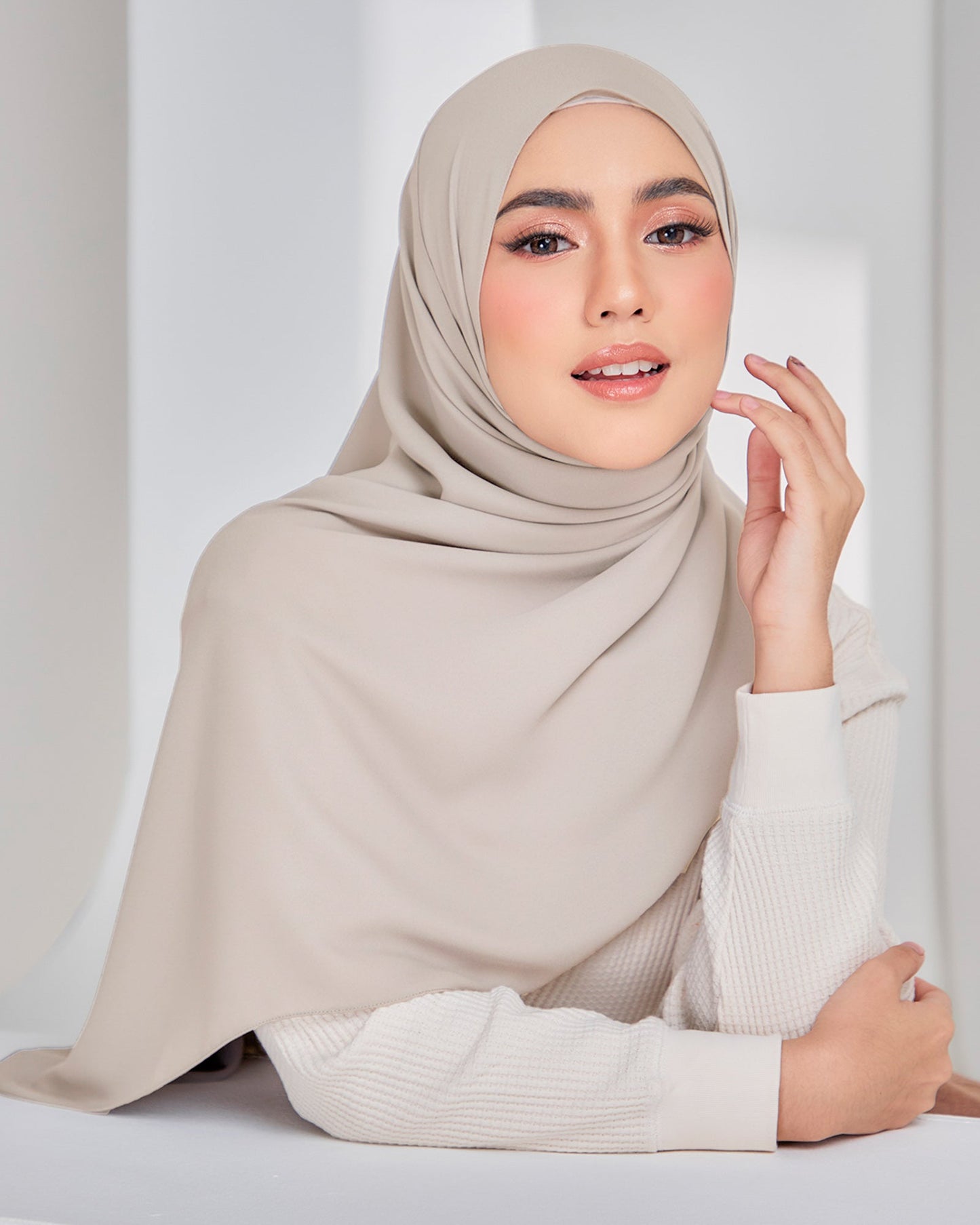 Carmilla Crepe Chiffon Shawl