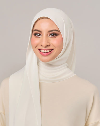 Ayra Hoodie Crepe Chiffon Shawl