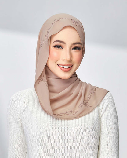 Elysian Pearl Chiffon Shawl