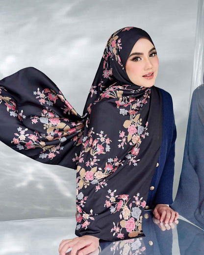 Gemala in Purnama Satin Shawl