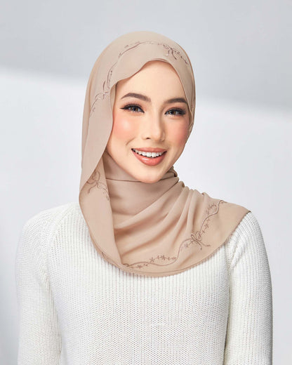 Elysian Pearl Chiffon Shawl