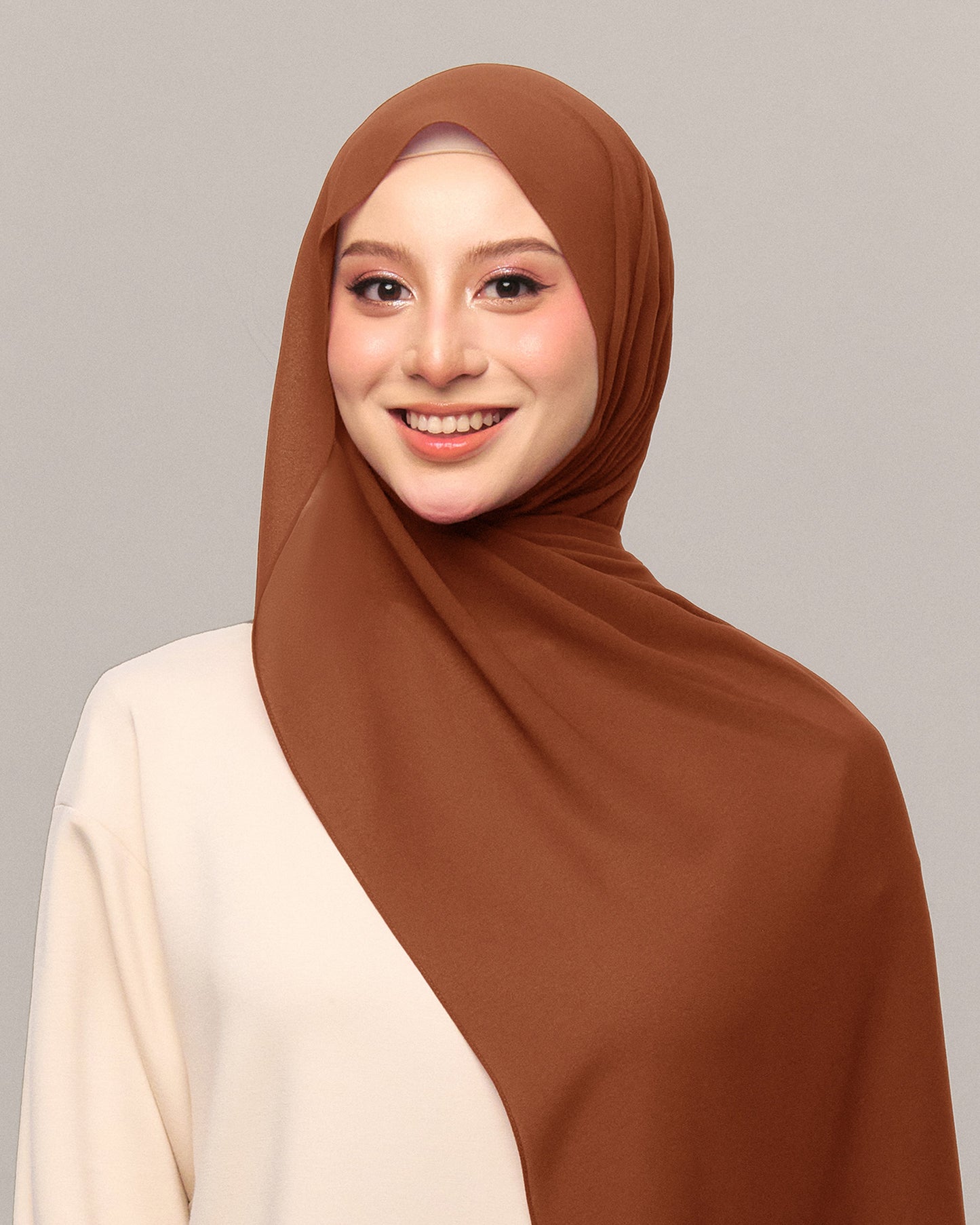 Safiyya Pearl Chiffon Shawl