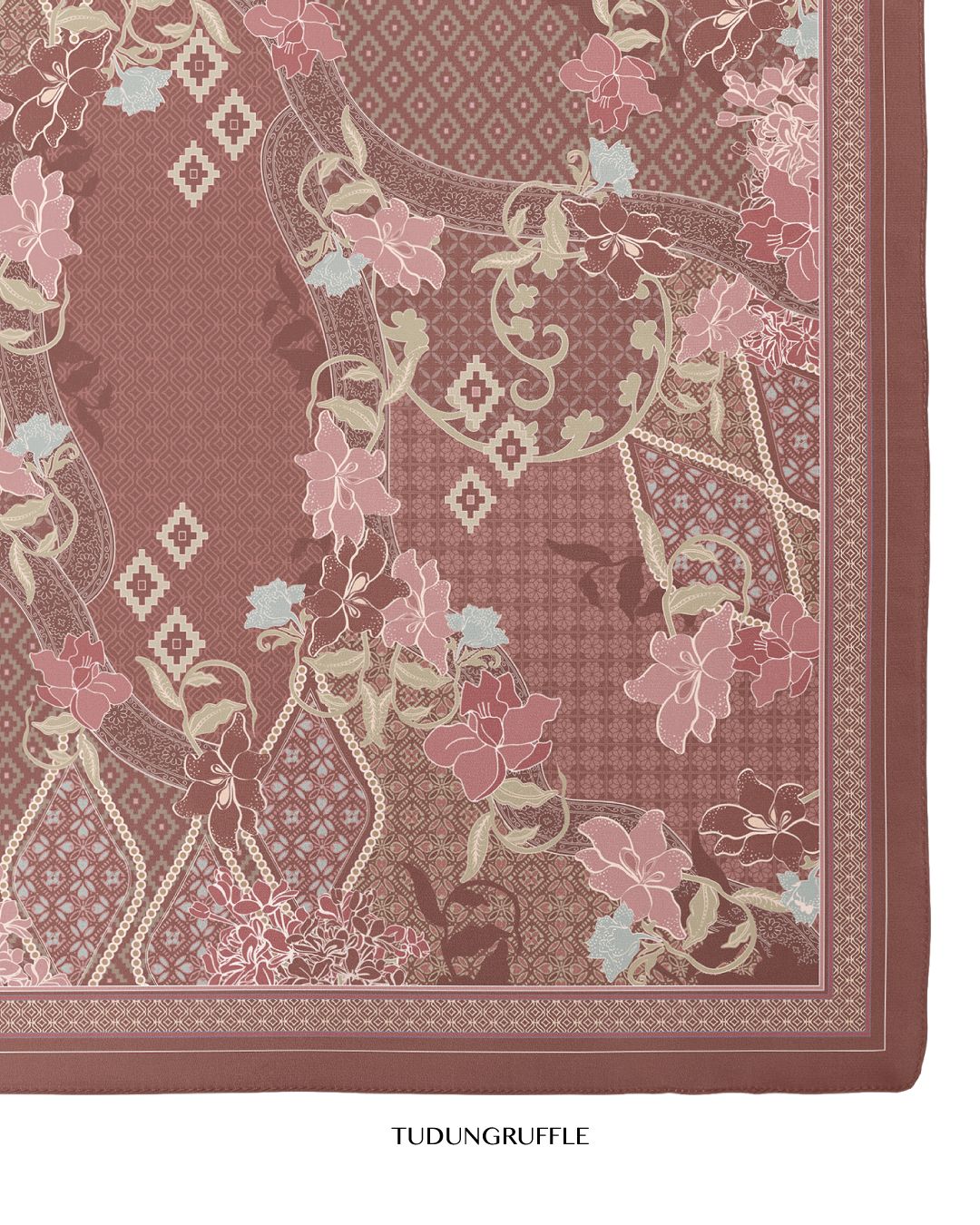 Serumpun in Mawar Cotton Shawl