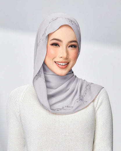 Elysian Pearl Chiffon Shawl