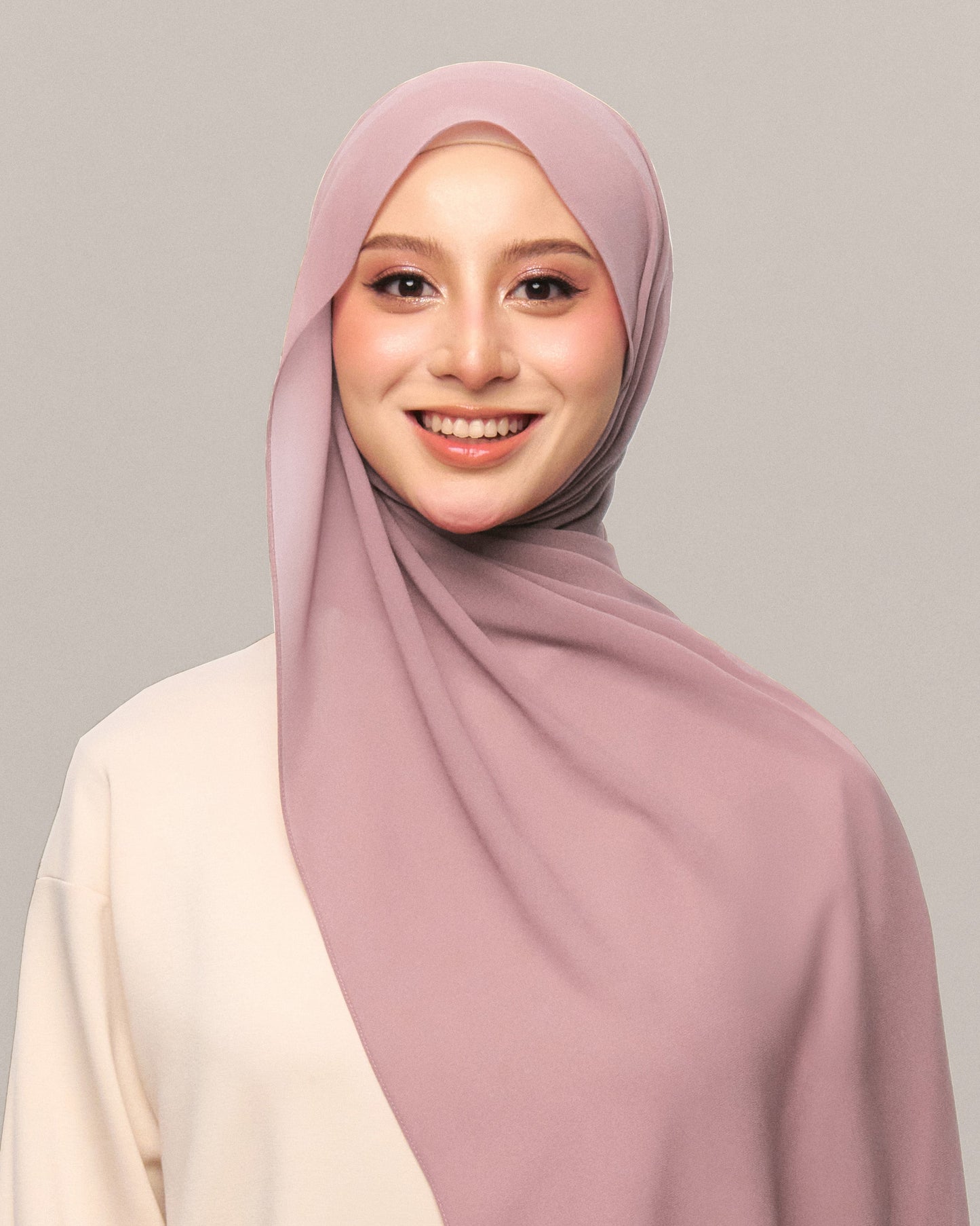 Safiyya Pearl Chiffon Shawl