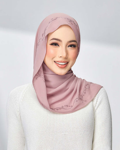 Elysian Pearl Chiffon Shawl