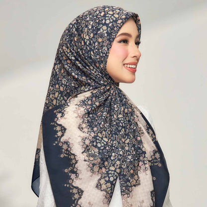 Henna in Twilight Cotton Shawl