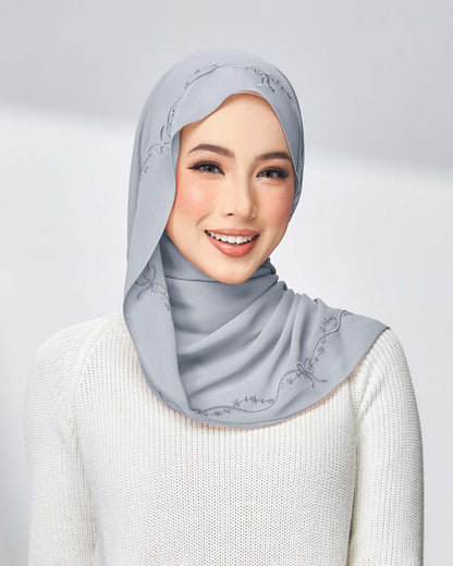 Elysian Pearl Chiffon Shawl