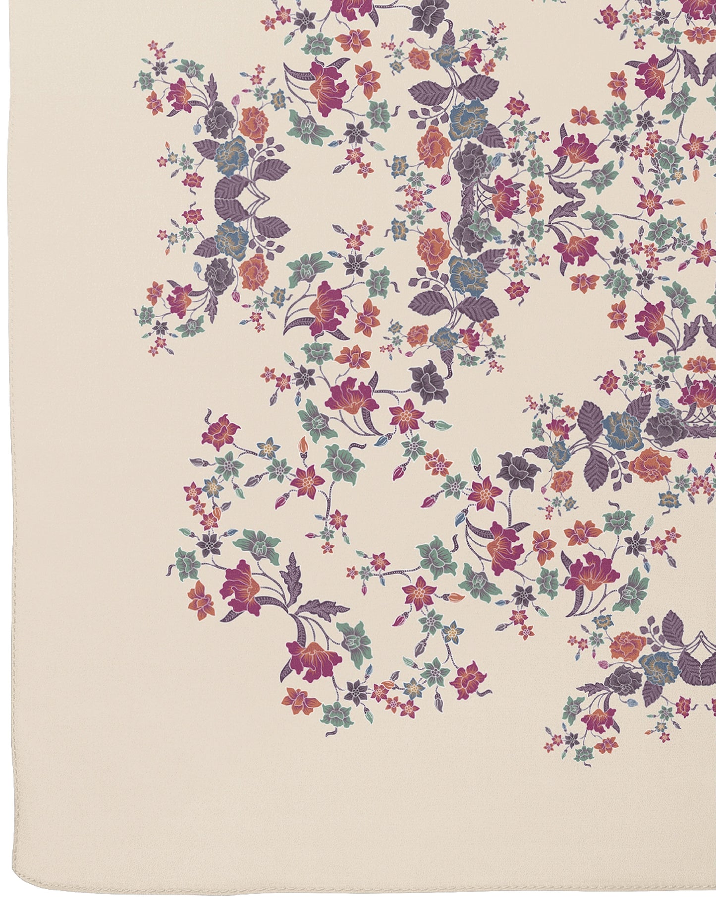 Gemala in Melur Satin Shawl