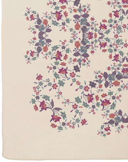 Gemala in Melur Satin Shawl