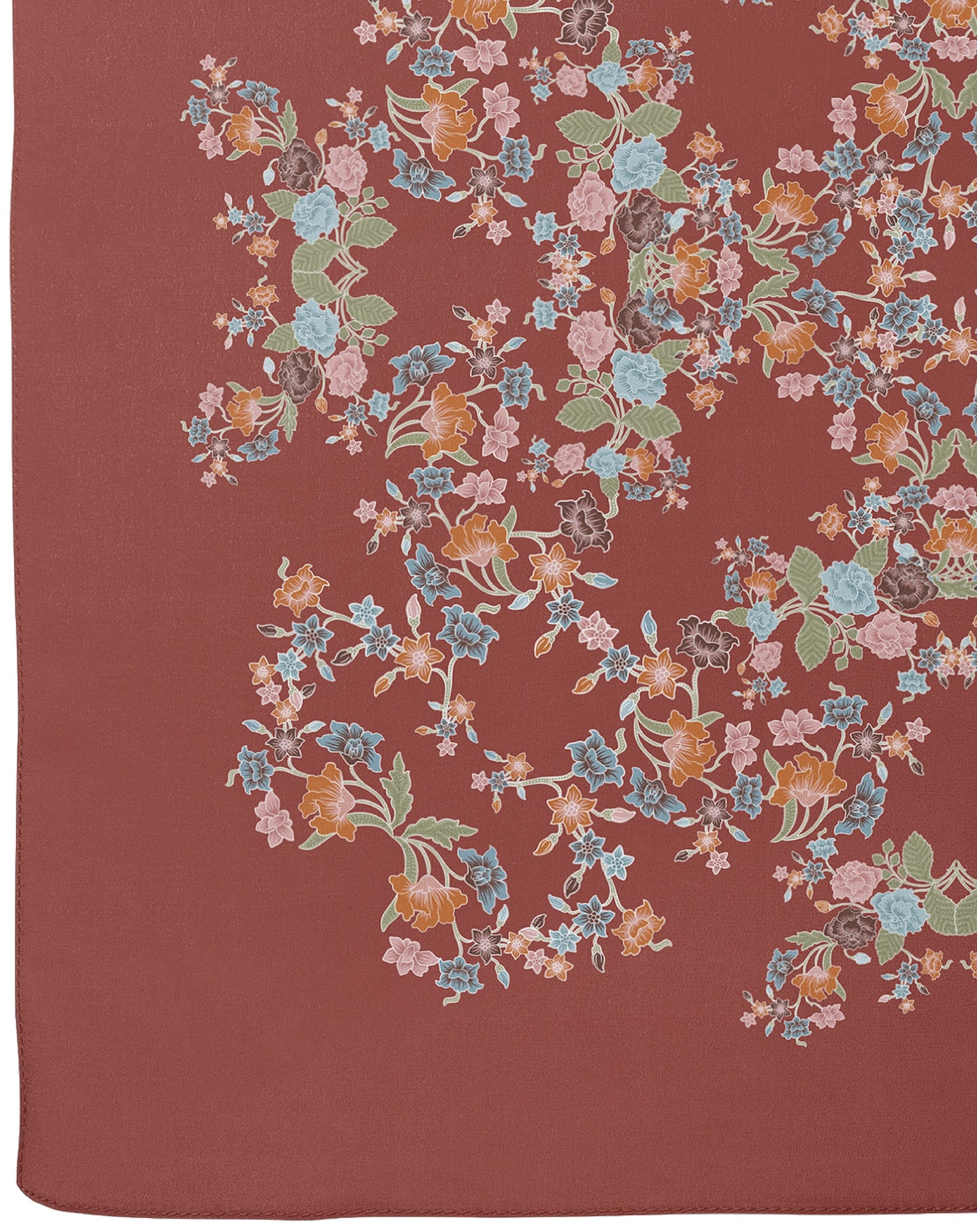 Gemala in Senja Satin Shawl