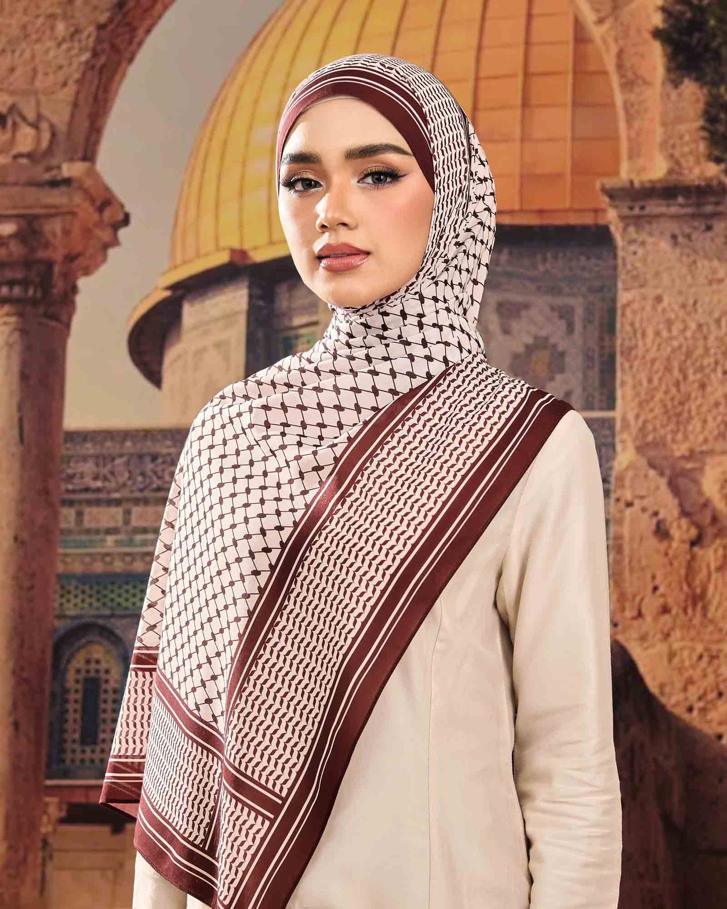 Kaffiyeh in Love Shawl